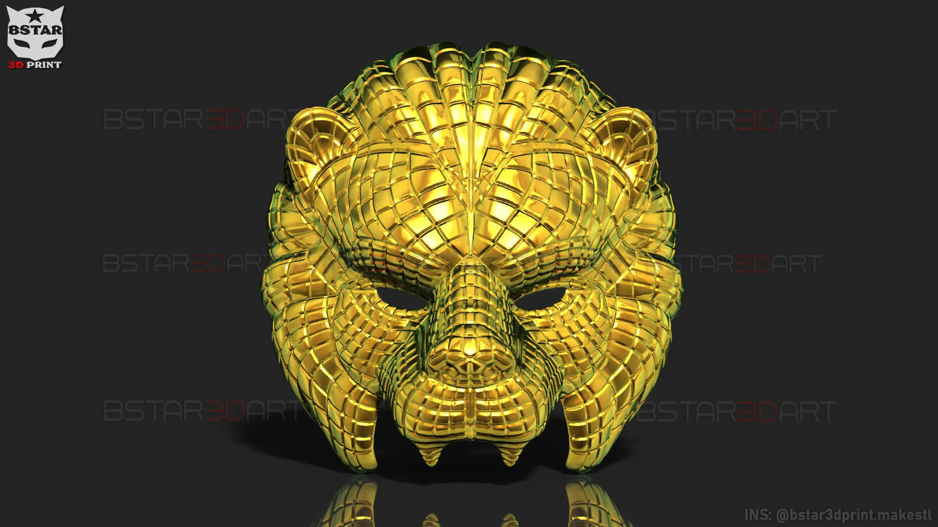 Source preview of the Lion Lion VIP Mask Squid Game 3D model by Awoken