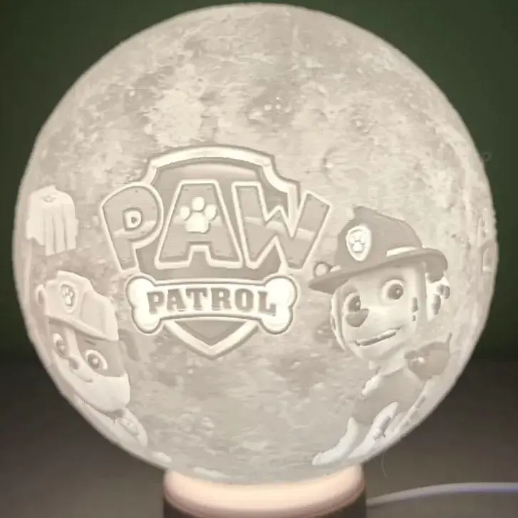 Bronvoorbeeld van het 3D-model LITHOPHANE Paw Patrol door Litolunar