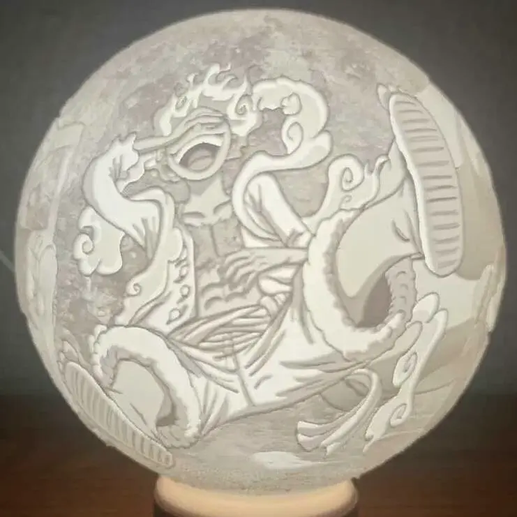 Bronvoorbeeld van het 3D-model LITHOPHANE SPHERE One Piece door Litolunar