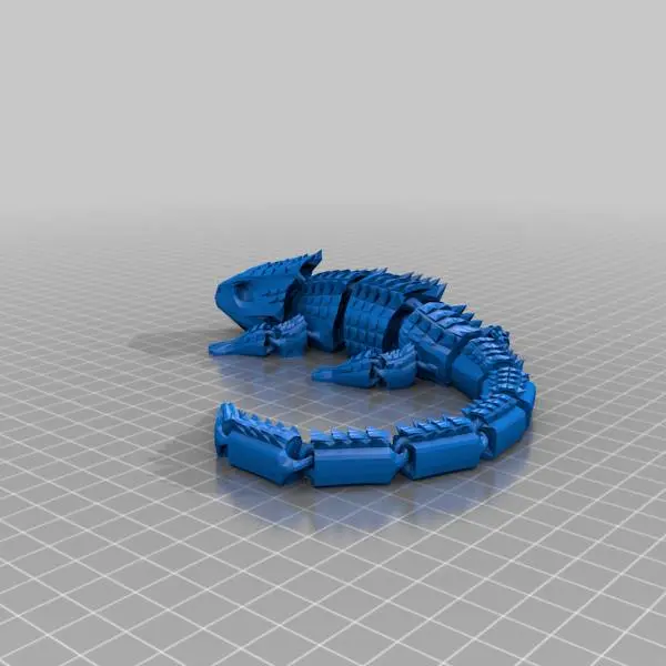 Bronvoorbeeld van het 3D-model Lizard01 door Schizzlak