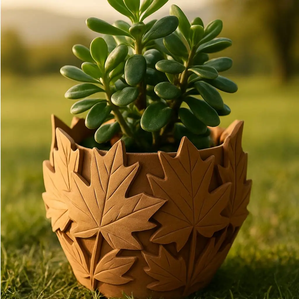 Bronvoorbeeld van het 3D-model Maceta Hojas door Titti_3D