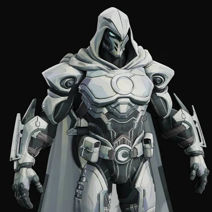 Bronvoorbeeld van het 3D-model Marvel Rivals Moon Knight Armor Cosplay Costume door 3D Dimensions