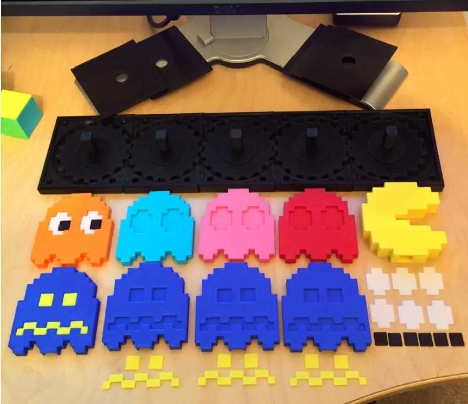 Source preview of the Mechanical Pac-Man 3D model by kunningking23