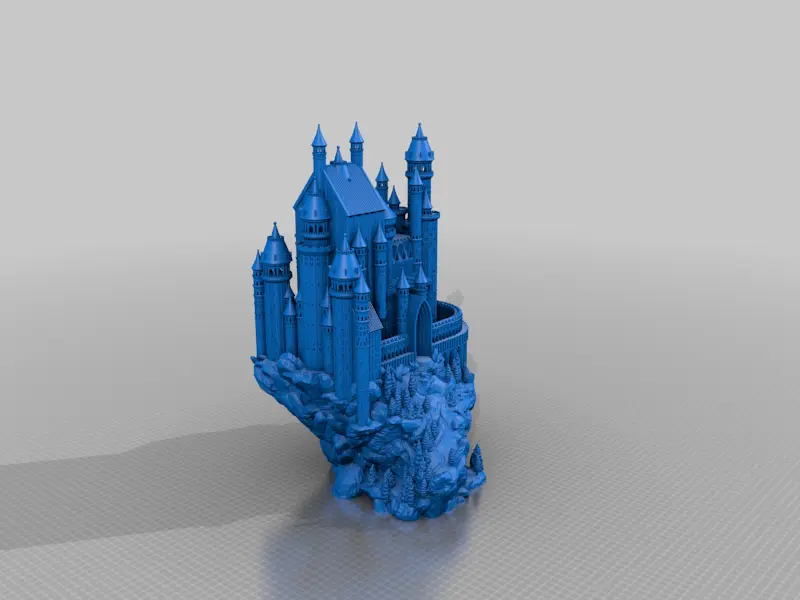 Source preview of the Medieval Castle-Whole 3D model by BoostCreepsFPV