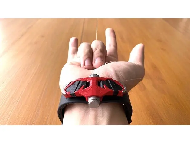 Bronvoorbeeld van het 3D-model Miles morales web shooter (not mine from thingiverse) door Qpid