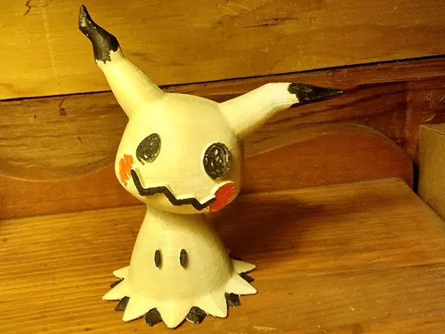 Bronvoorbeeld van het 3D-model Mimikyu Pokemon door YEG Squirtle