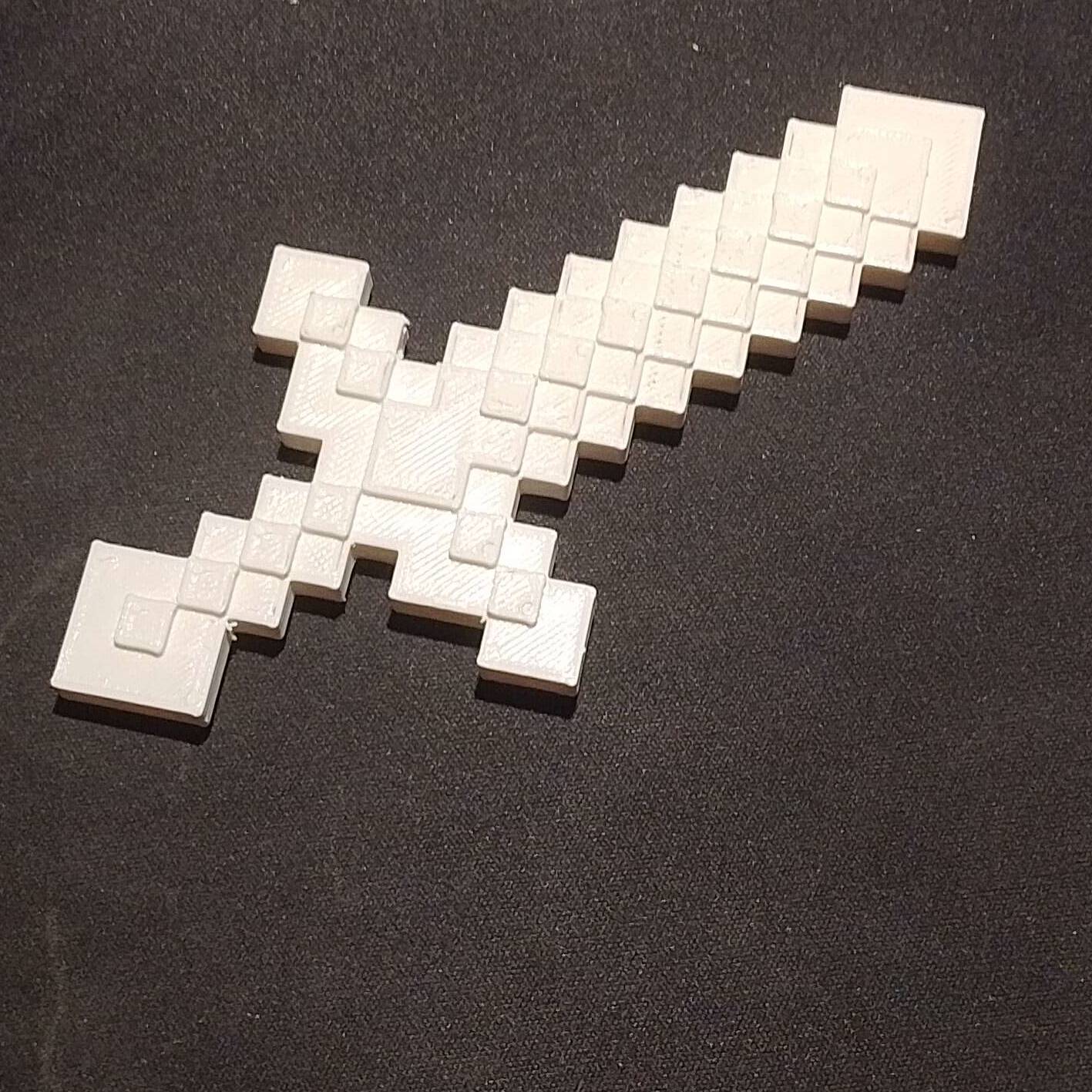 Source preview of the Minecraft Sword 3D model by JefO_o