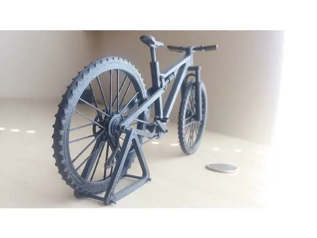 Source preview of the miniature bike 3D model by user3961617550