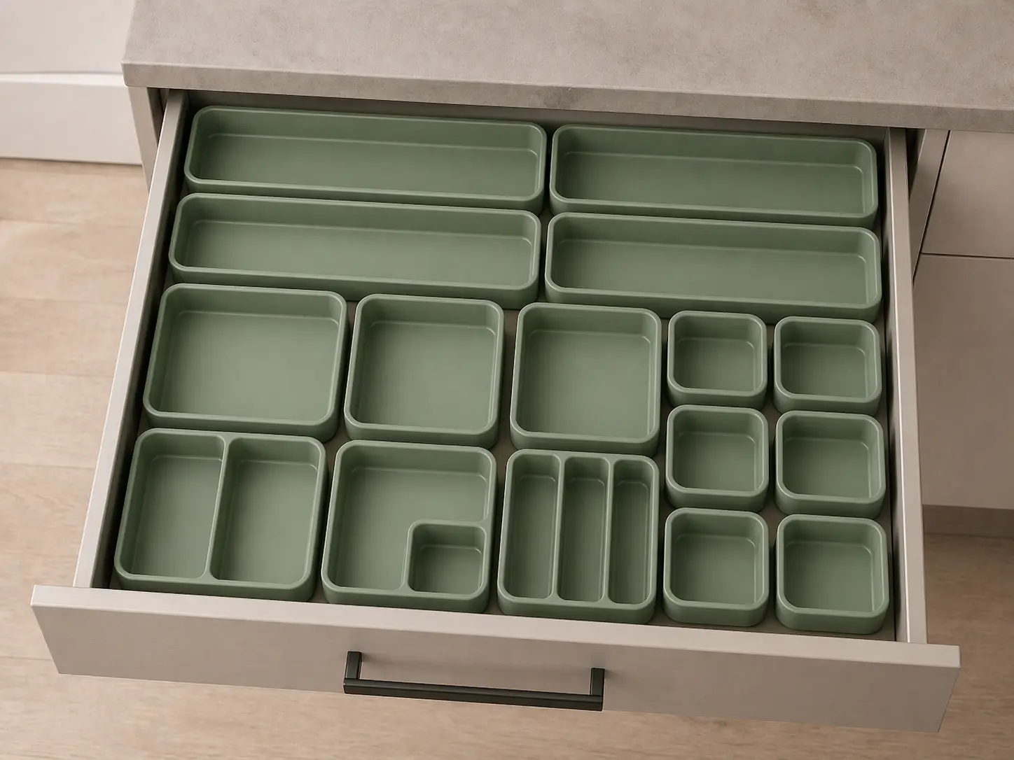 Bronvoorbeeld van het 3D-model Modular Drawer Dividers door Lyz