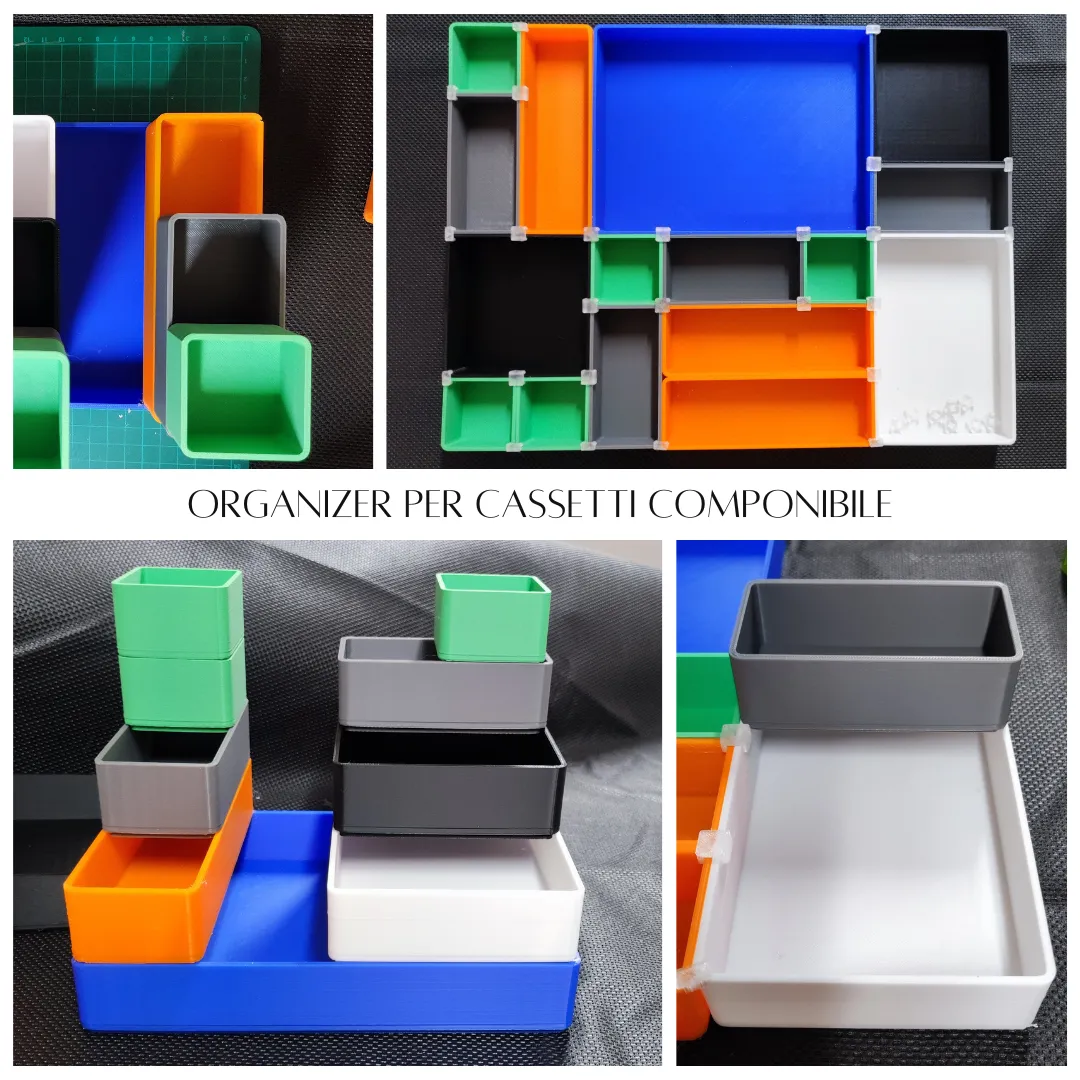 Bronvoorbeeld van het 3D-model Modular Drawer Organizer door RBProject