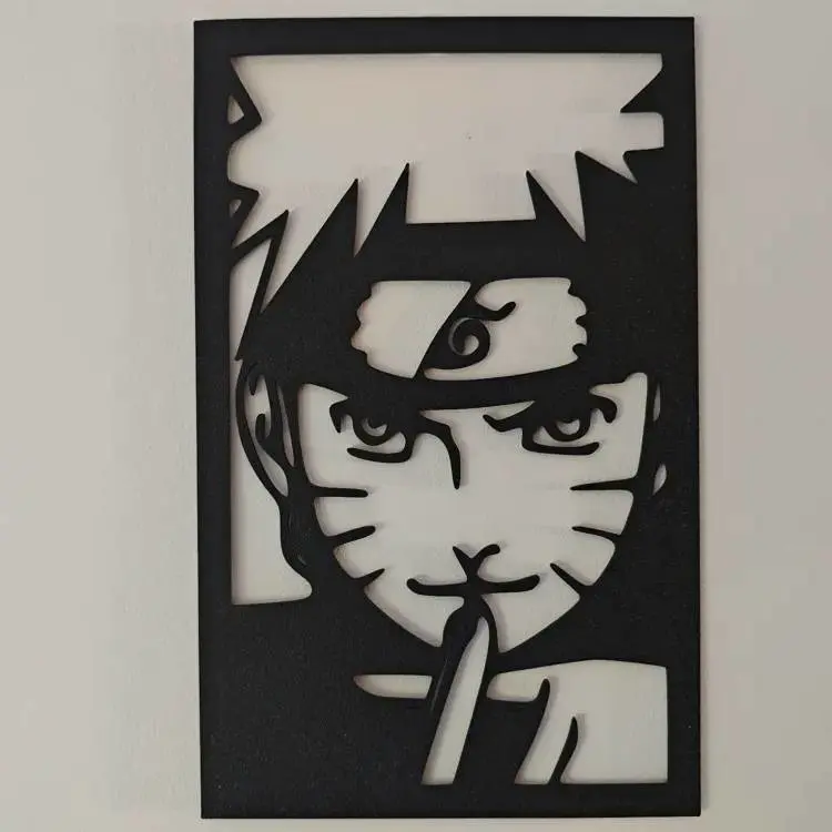 Bronvoorbeeld van het 3D-model Naruto Jutsu – Mural en Silueta door Litolunar