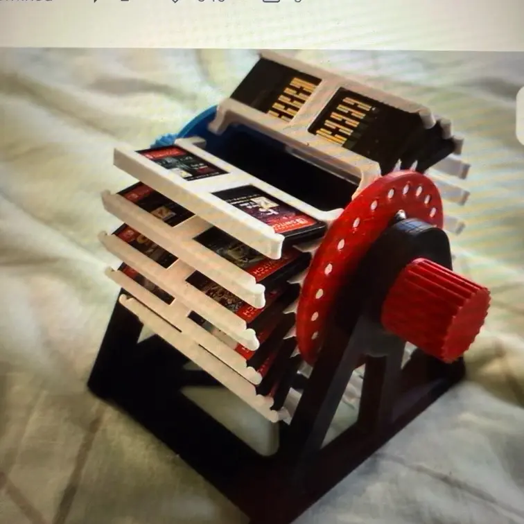 Bronvoorbeeld van het 3D-model Nintendo Game Rolodex door WiFi Pros Support