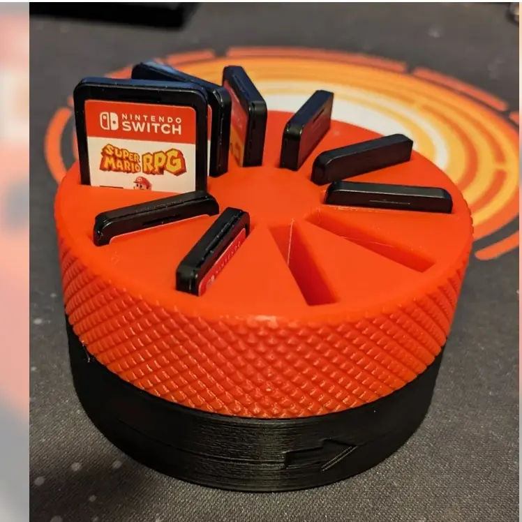 Bronvoorbeeld van het 3D-model Nintendo switch cartridge carousel door Darknight 