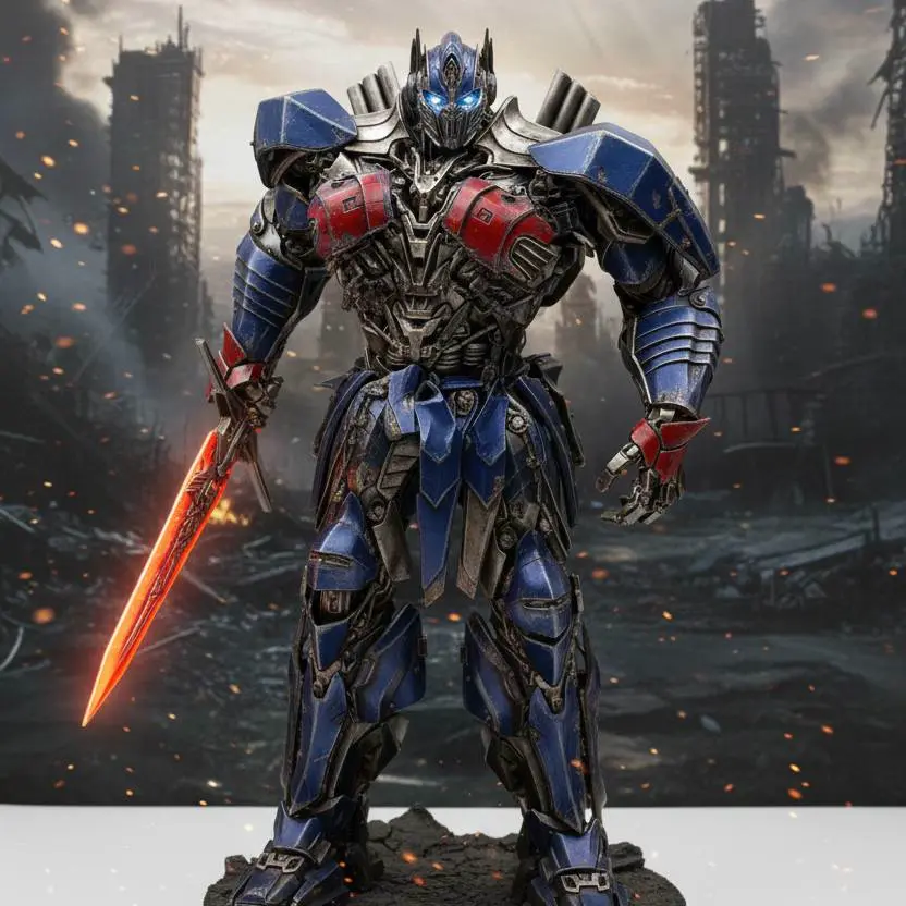 Bronvoorbeeld van het 3D-model Optimus Prime door Guarida3D
