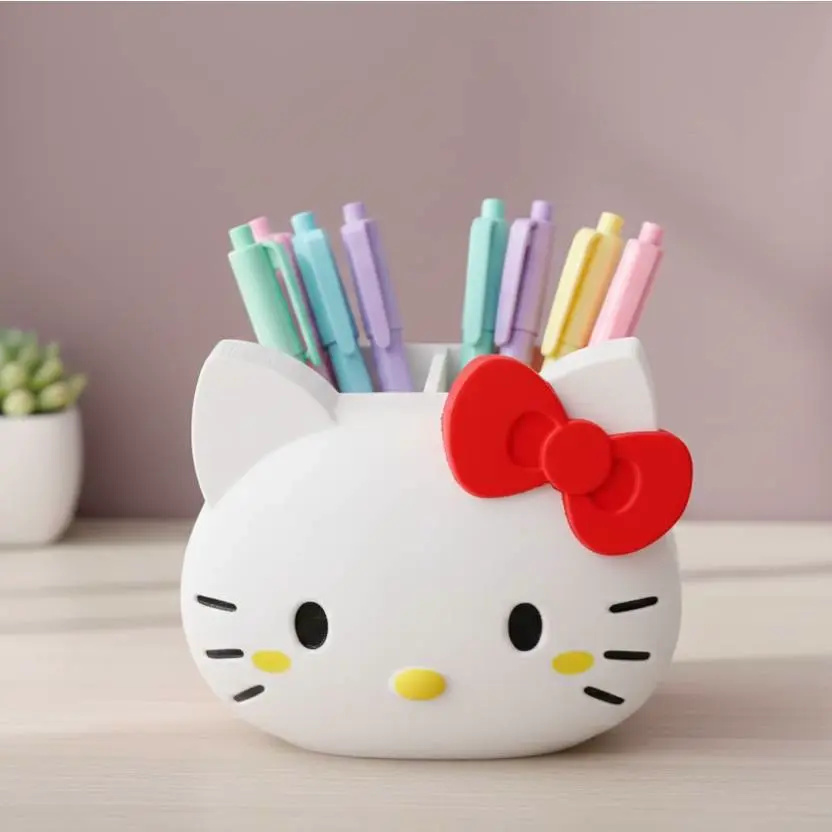 Bronvoorbeeld van het 3D-model Organizador hello kitty cute pot door Valo