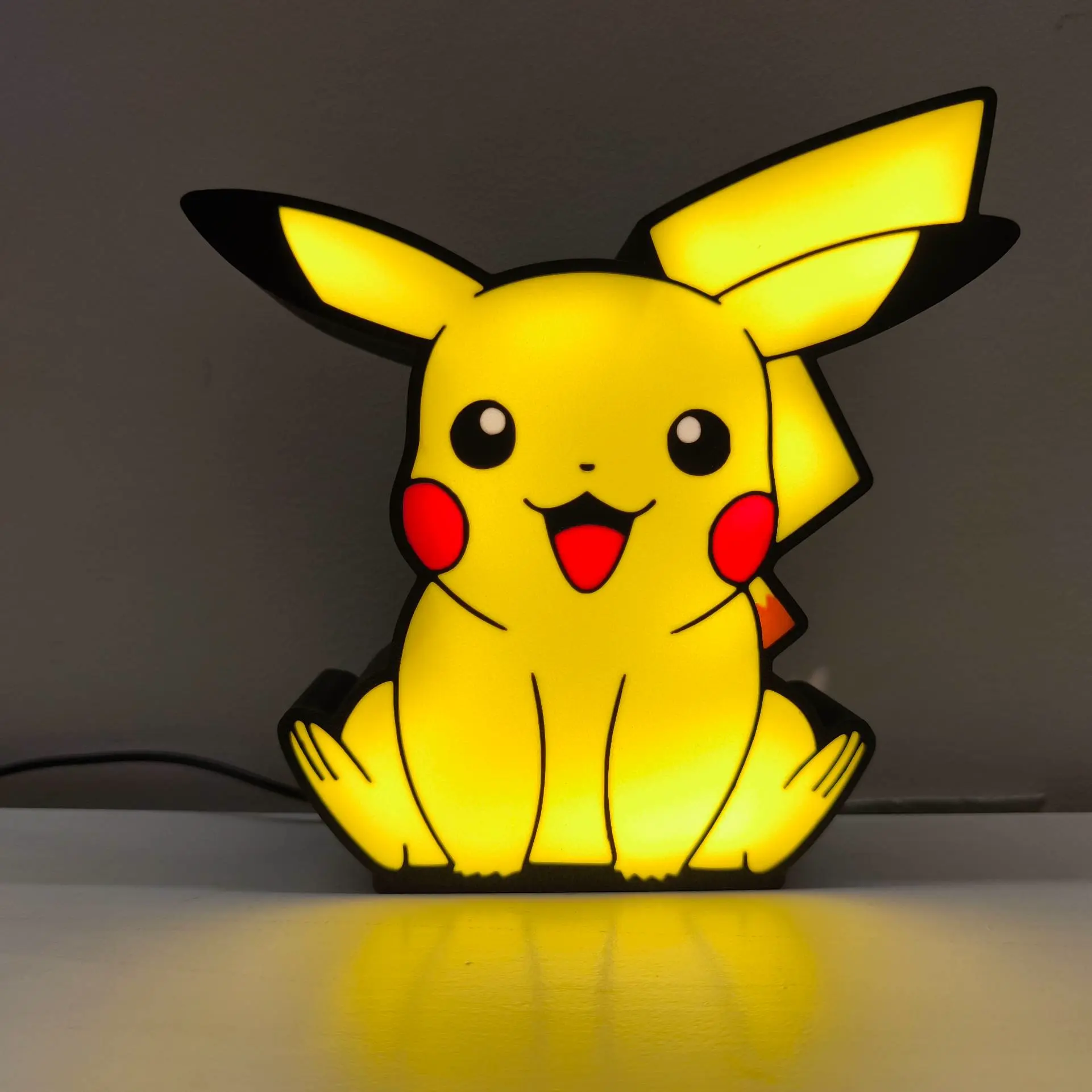 Bronvoorbeeld van het 3D-model Pikachu Light Box door Litolunar