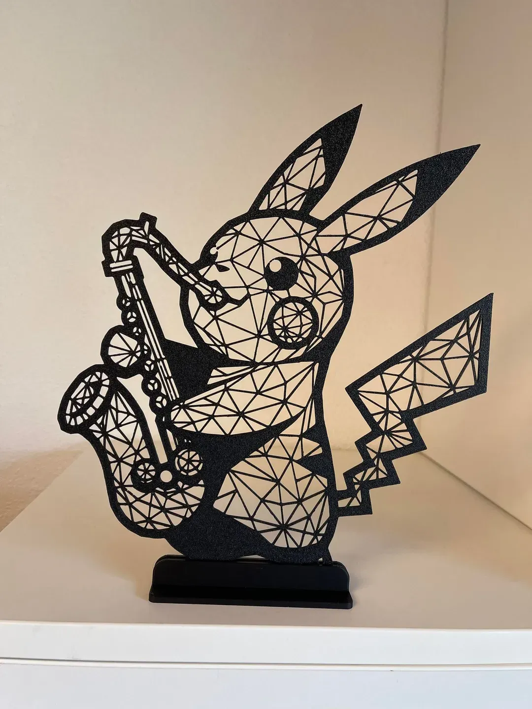 Source preview of the Pikachu plays the saxophone 3D model by Boo Boo Factory