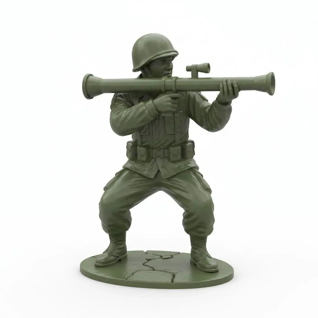 Bronvoorbeeld van het 3D-model Plastic Army Man 5 door Timmothy