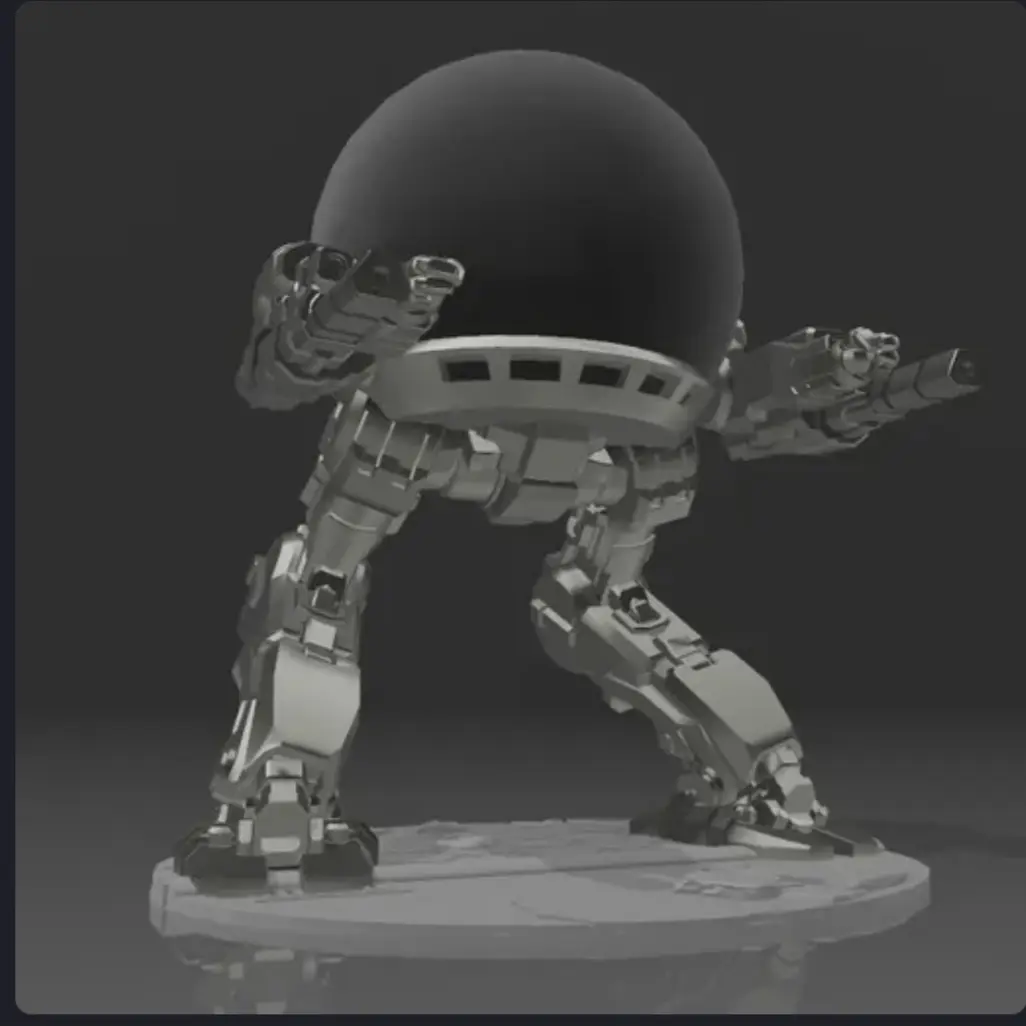 Bronvoorbeeld van het 3D-model porta alexa mecanico door Changuzkiz