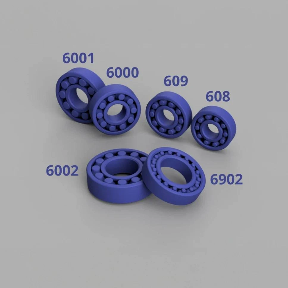 Bronvoorbeeld van het 3D-model Print in place BALL bearings door Jerryie