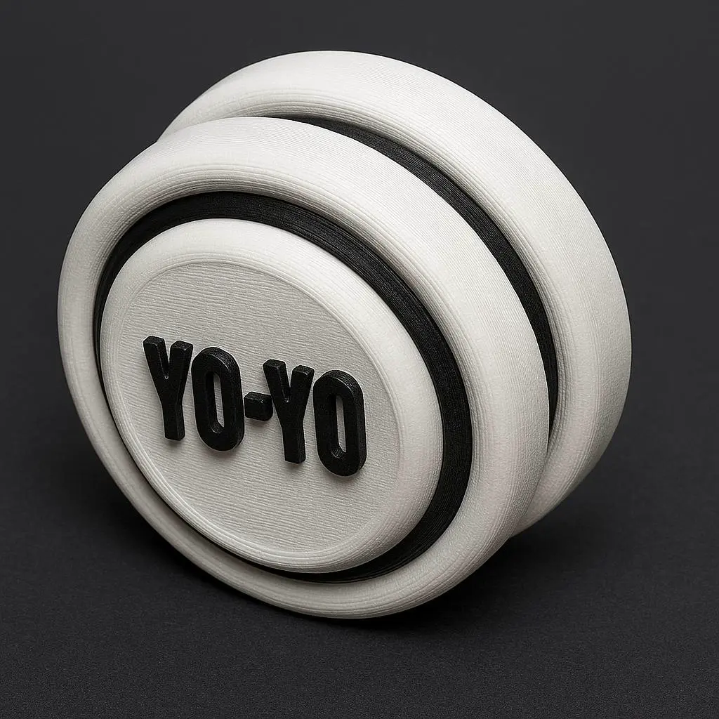 Source preview of the PRINTABLE YO-YO 3D model by 2BRB Design