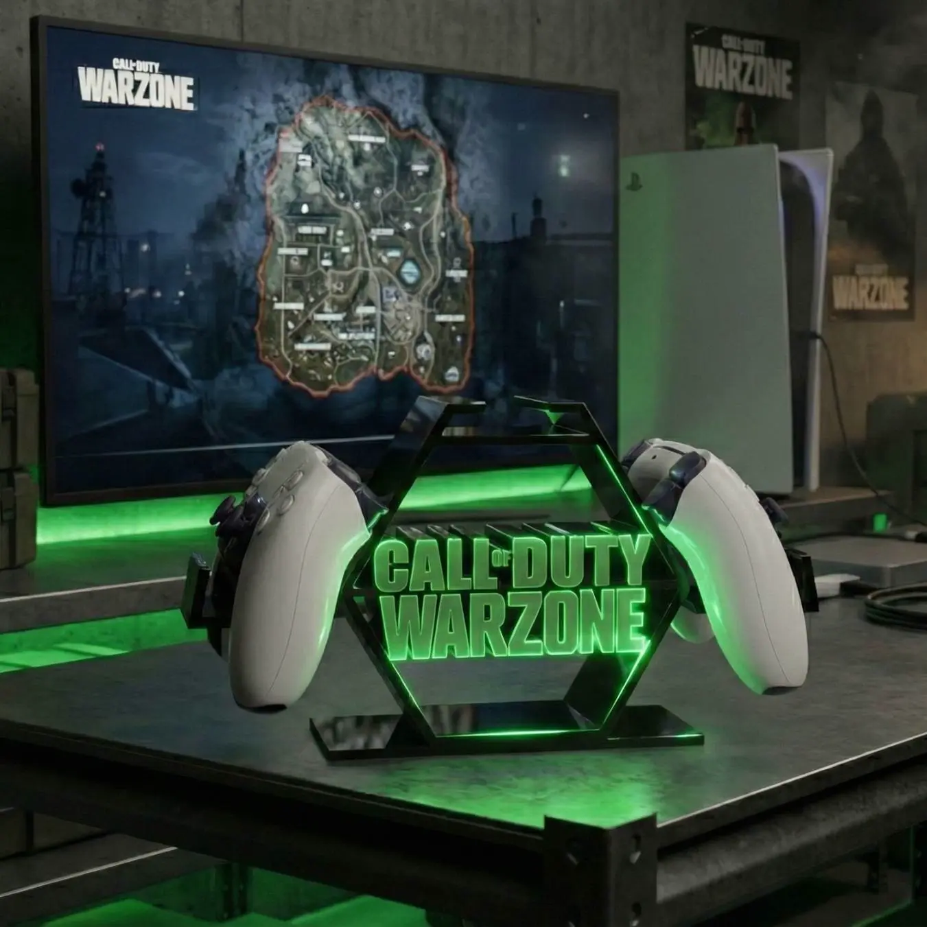 Bronvoorbeeld van het 3D-model PS4, PS5 Remote Control Stand door J Alex Sparza