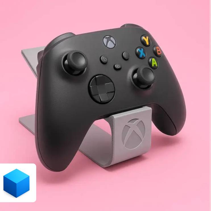 Source preview of the ps5 controller stand and Xbox controller stand 3D model by 3D_ Designing