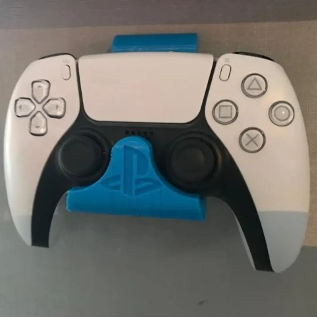 Source preview of the Ps5 controller wall mount 3D model by Bowfa00
