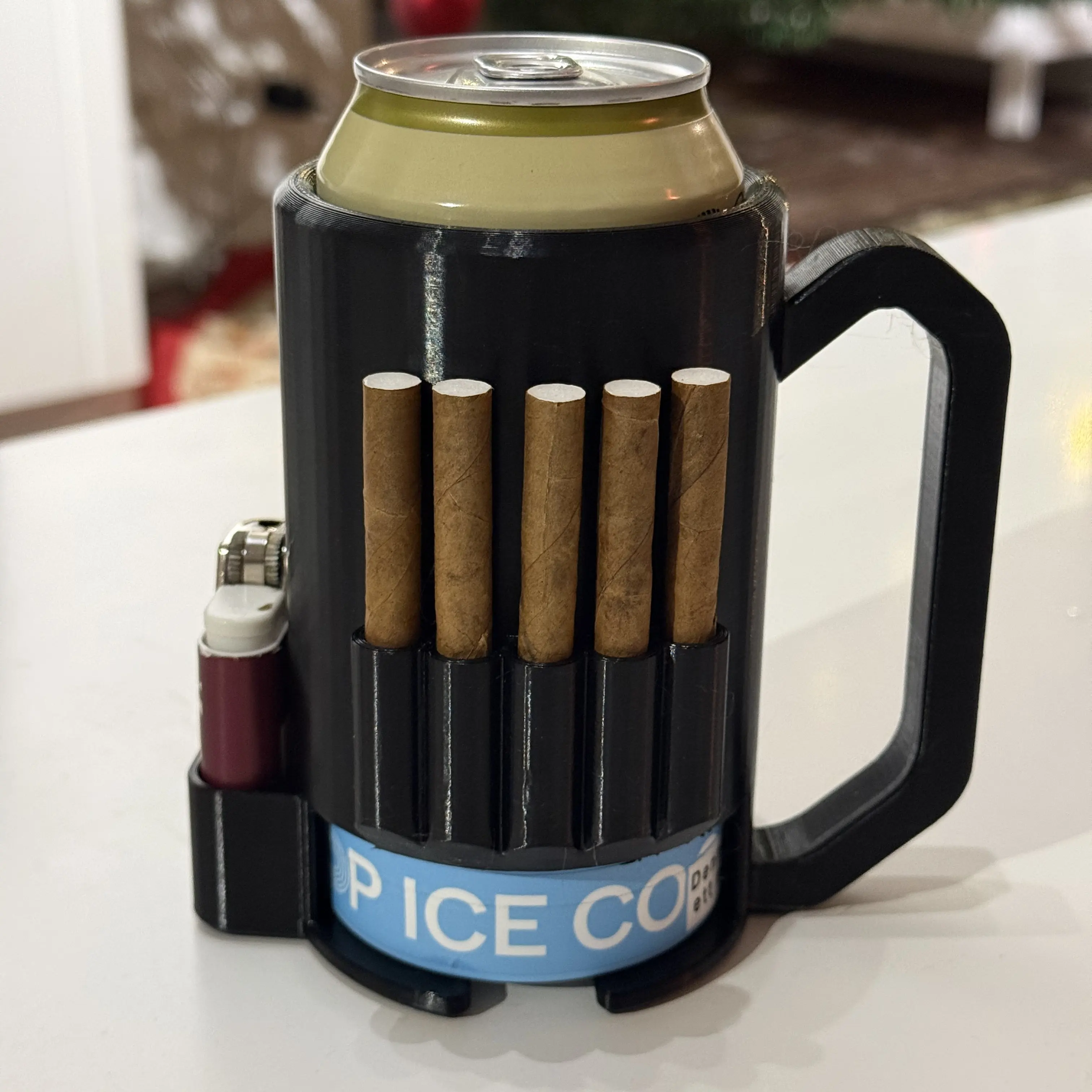 Bronvoorbeeld van het 3D-model Quick-draw Koozie door Sir Printe-A-Lot