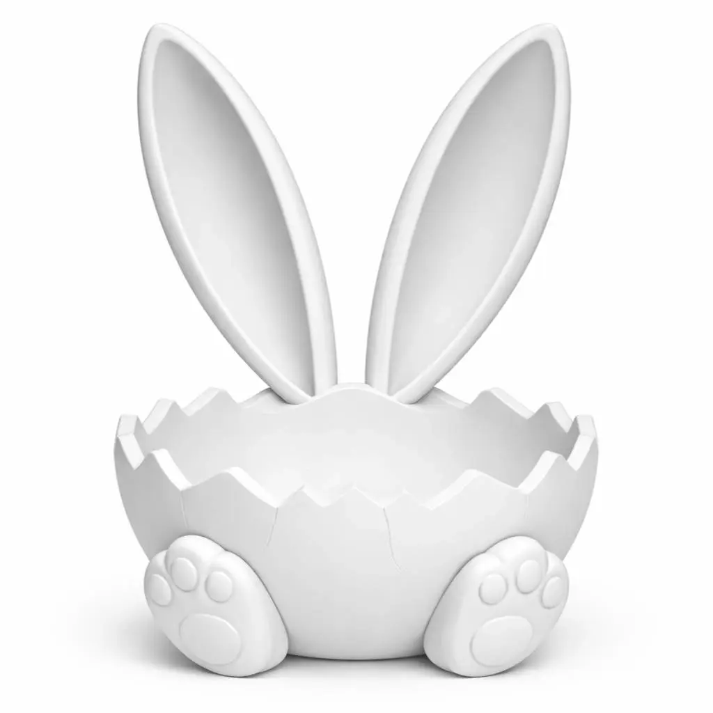 Bronvoorbeeld van het 3D-model Rabbit Easter Egg Bowl door Fossla
