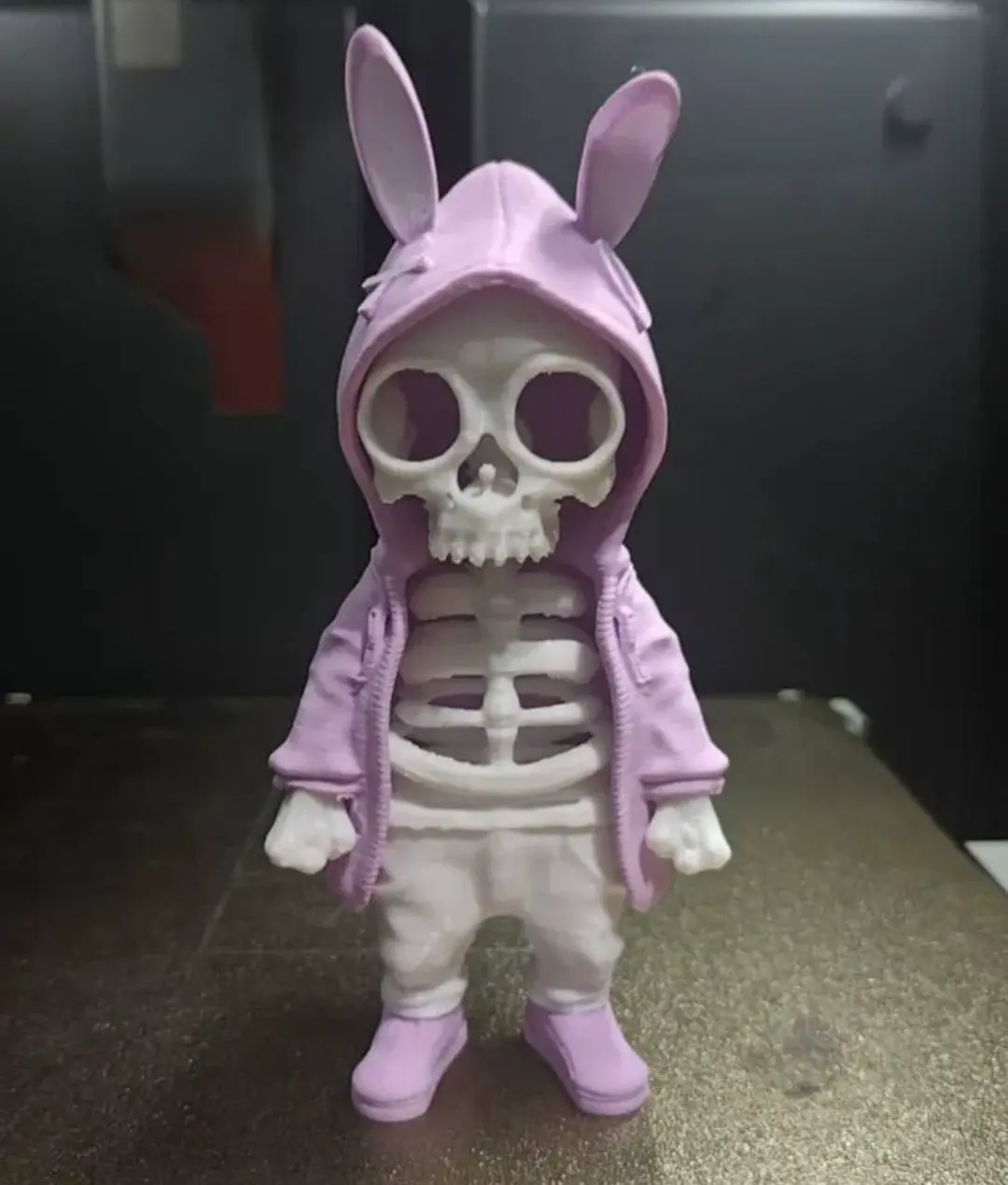 Source preview of the Rabbit skeleton 3D model by Jaegarus