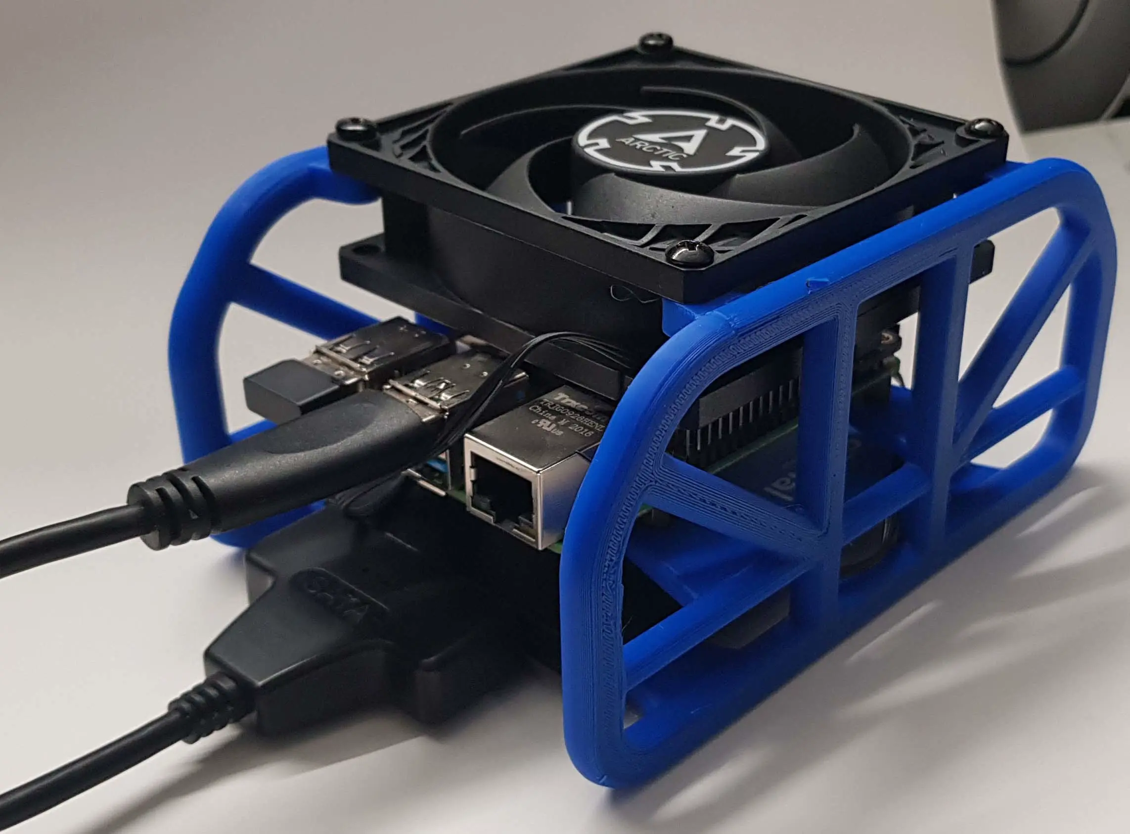 Source preview of the Raspberry PI4 D-Frame Case 3D model by Boddle