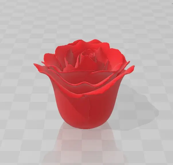 Source preview of the Rose 3D model by Nagy-Tóth Ivett
