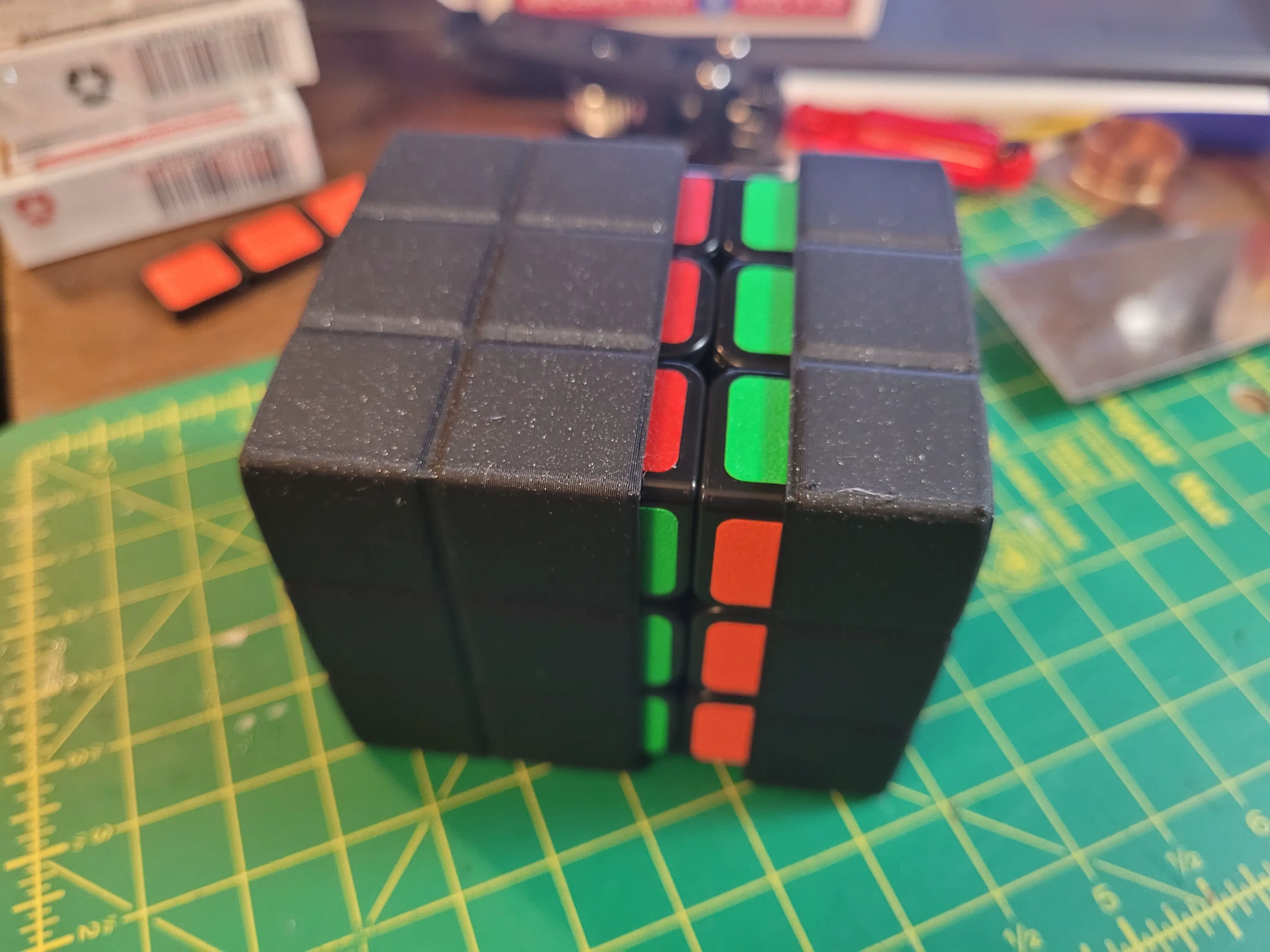 Bronvoorbeeld van het 3D-model Rubik's Cube 360 Shell door Seamus Mjollnir