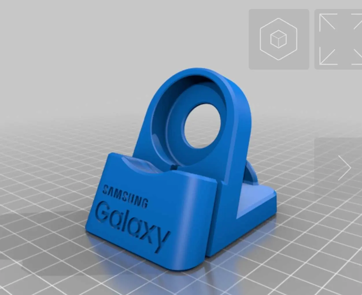 Source preview of the Samsung Galaxy Watch 3-4 Stand 3D model by danjee