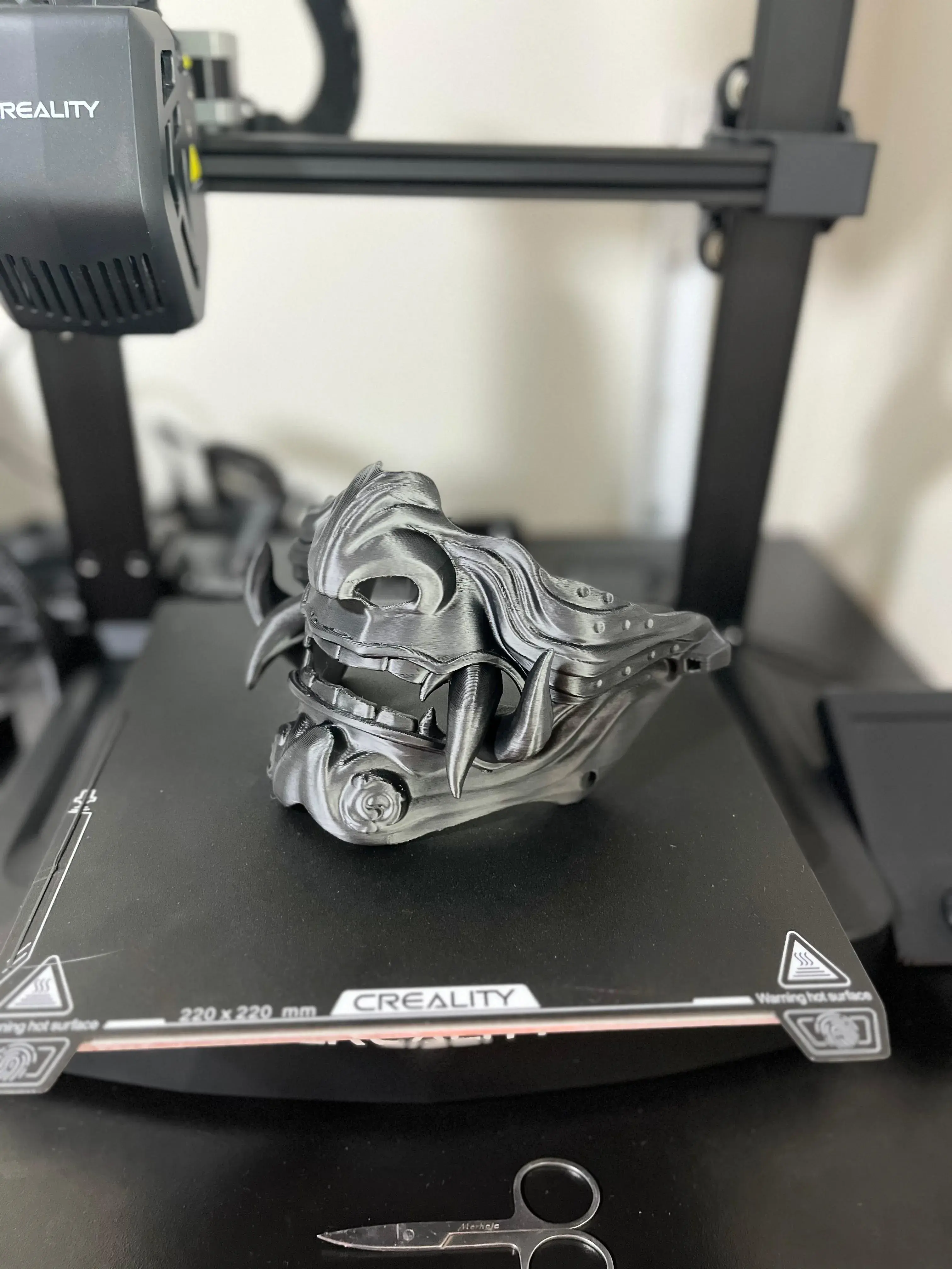 Bronvoorbeeld van het 3D-model Samurai Mask door Walber Braçale