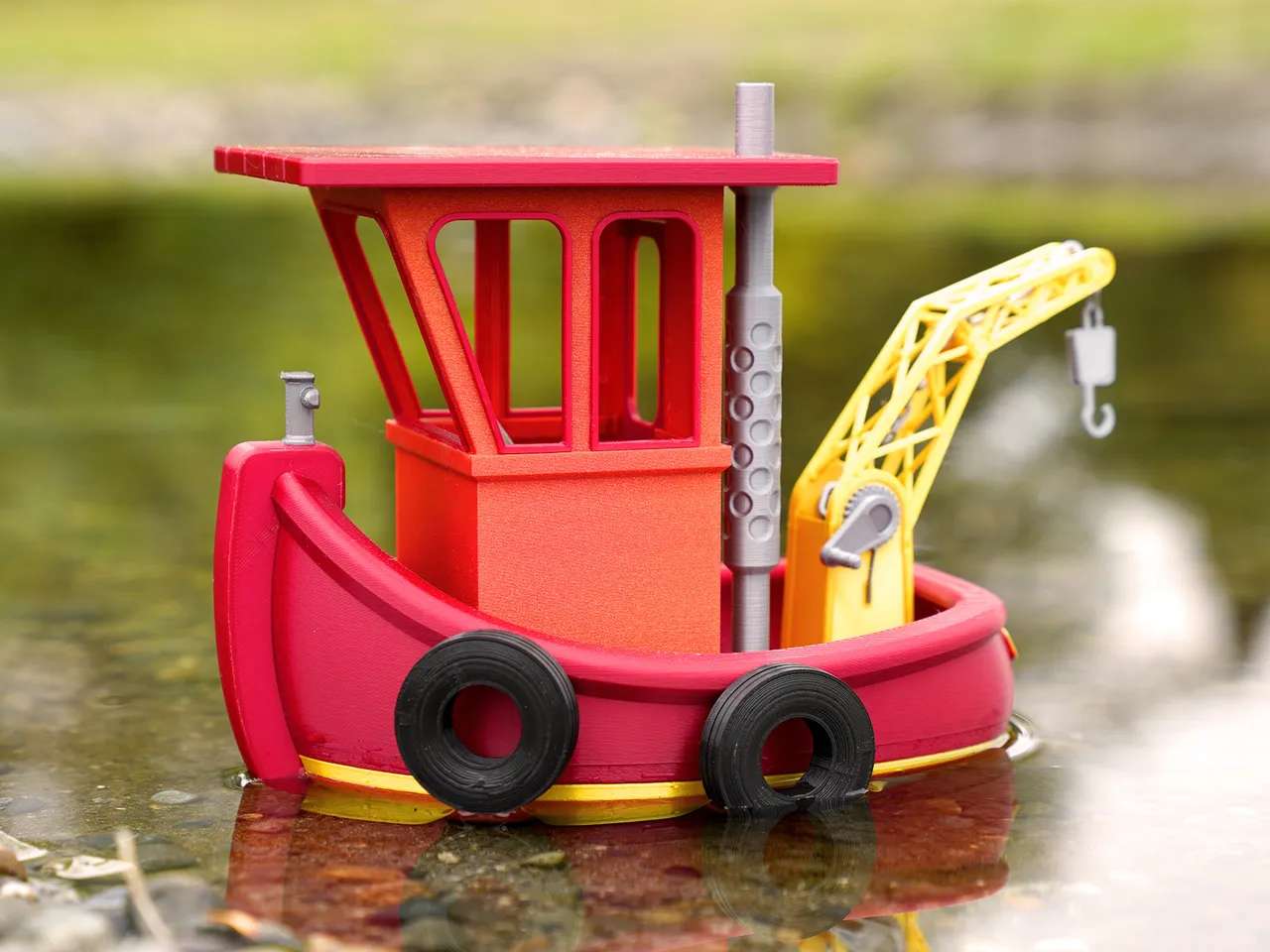 Source preview of the Scooter Tugboat 3D model by Gareth Beeching