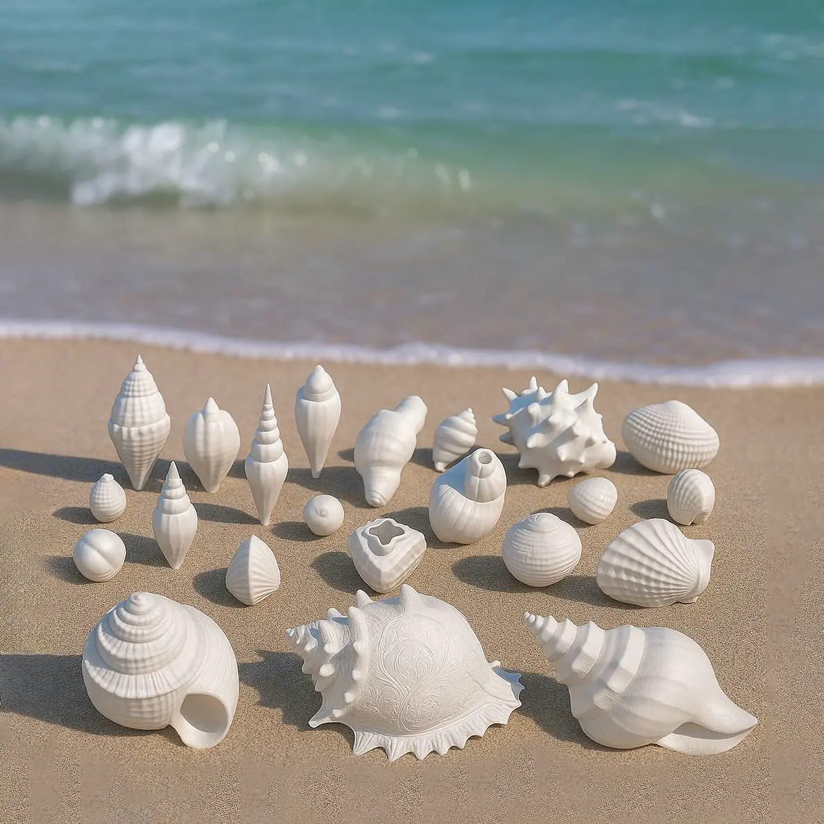 Bronvoorbeeld van het 3D-model Seashell Collection door Kero G