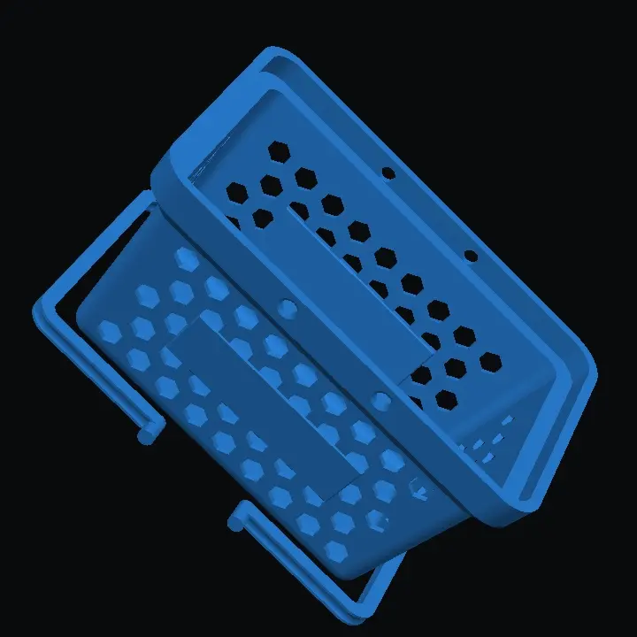 Bronvoorbeeld van het 3D-model shopping basket organizer  door Johan Swart