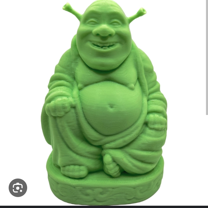 Source preview of the shrek buddha(Raelyan) 3D model by keagen