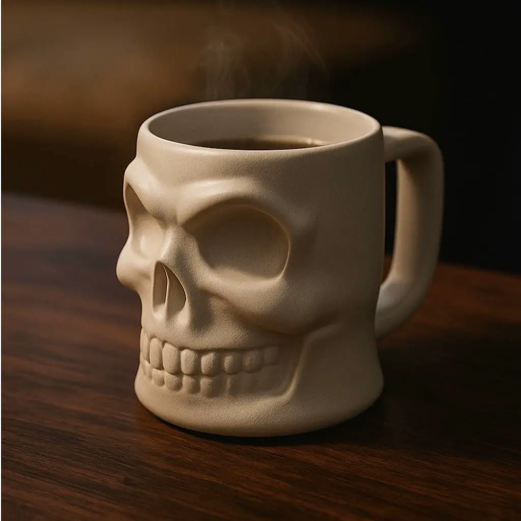 Bronvoorbeeld van het 3D-model Skull mug door Paul3D_print