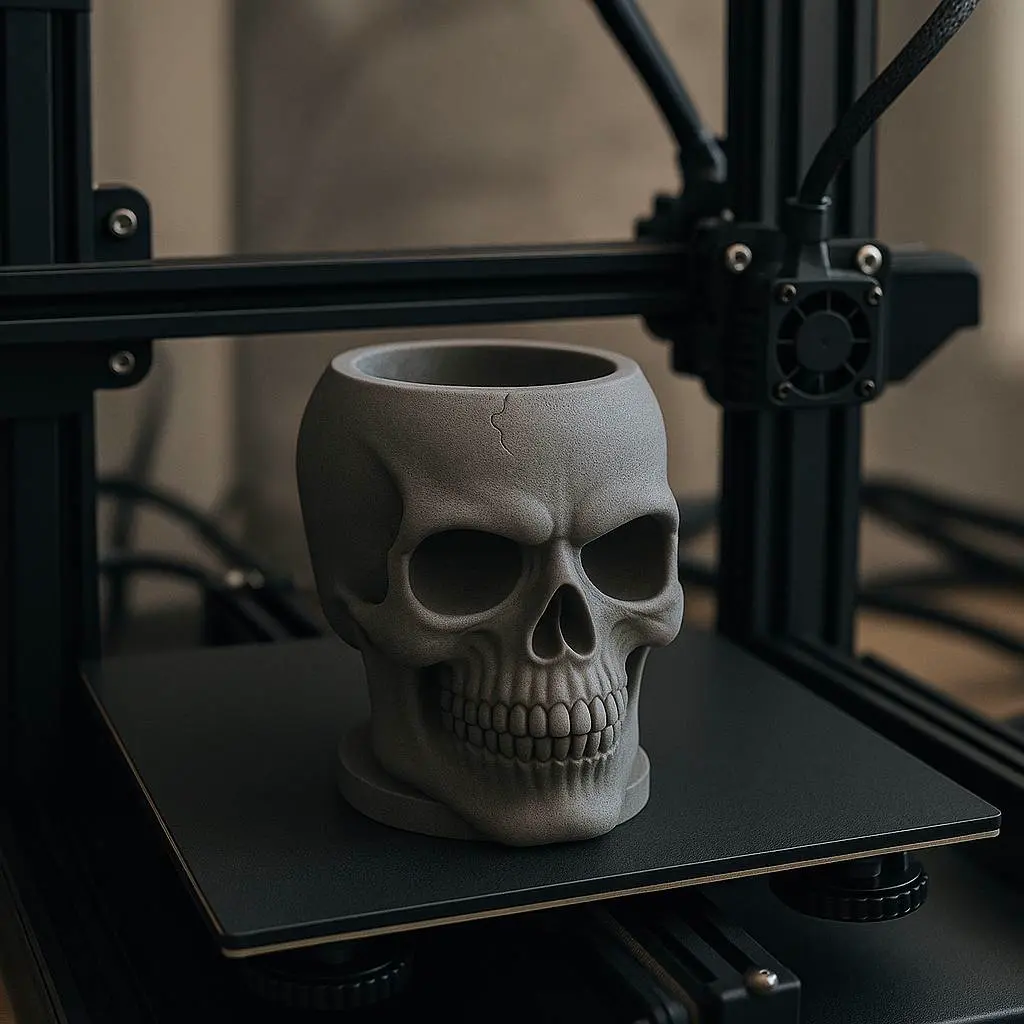 Bronvoorbeeld van het 3D-model Skull Vessel door PRINTSTUDIO