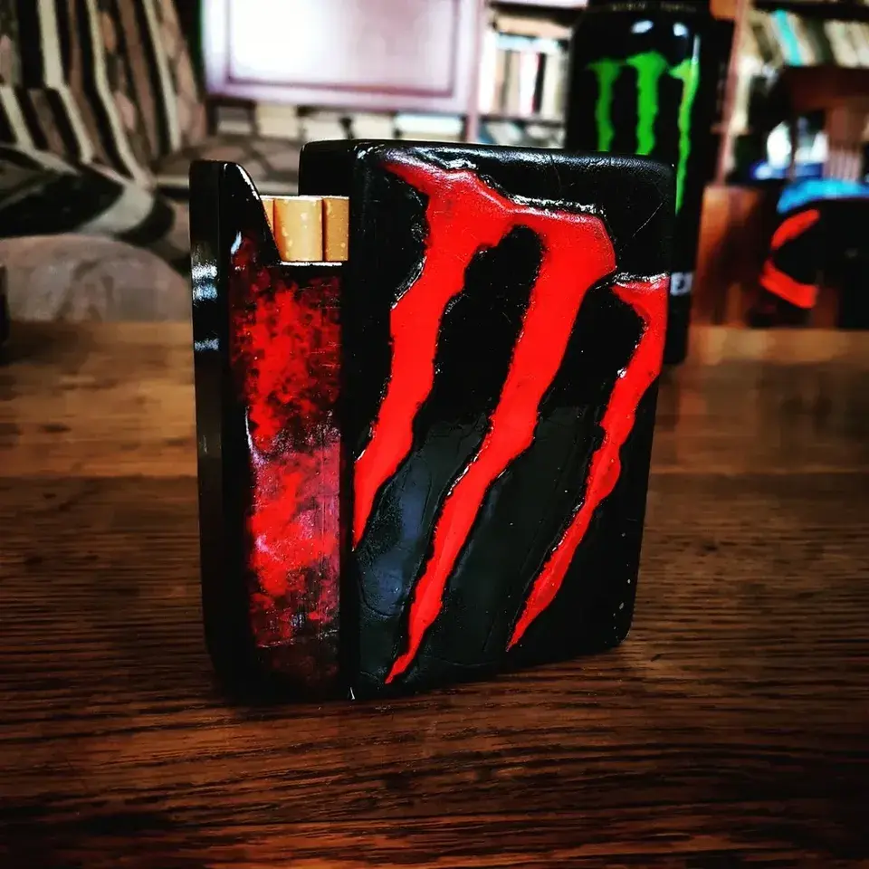Bronvoorbeeld van het 3D-model Slide to Open Cigarette Box | Easy Print | PETG Compatible door BERKAY TAFLAN