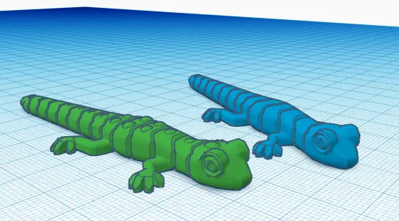 Source preview of the small lizard 3D model by Chicken O matic
