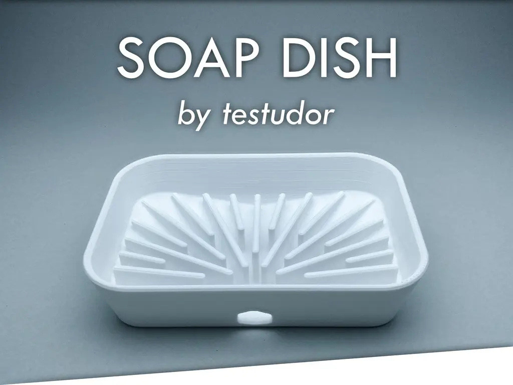 Source preview of the Soap Dish 3D model by RimanCz