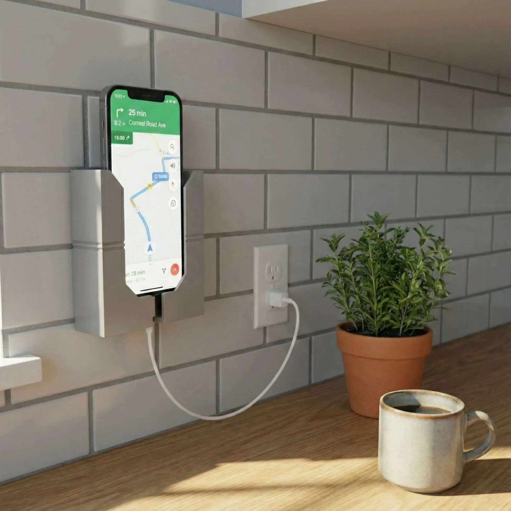 Bronvoorbeeld van het 3D-model soporte para teléfono celular para pared door J Alex Sparza