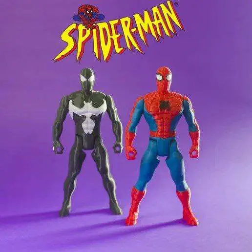 Bronvoorbeeld van het 3D-model spiderman y Venom articulado door user_6036703388