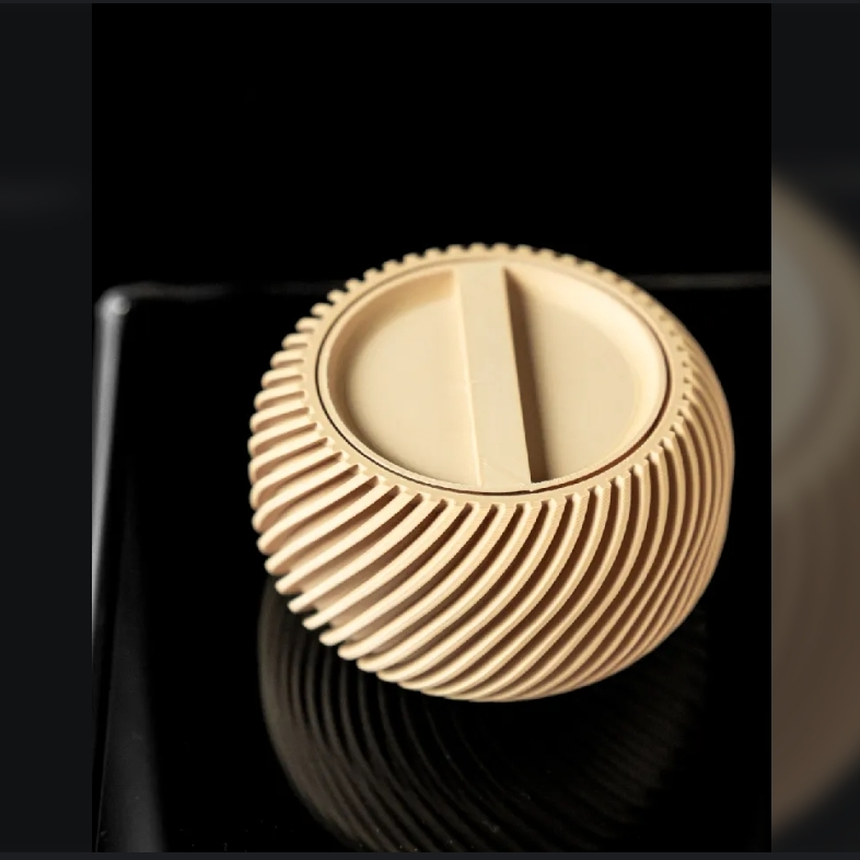 Bronvoorbeeld van het 3D-model Spiral Storage container door WD3DPrinting