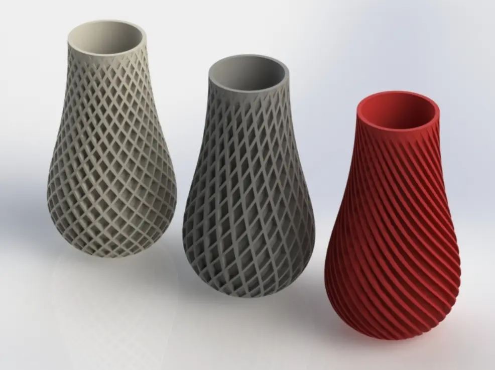 Bronvoorbeeld van het 3D-model Spiral vase door Imre