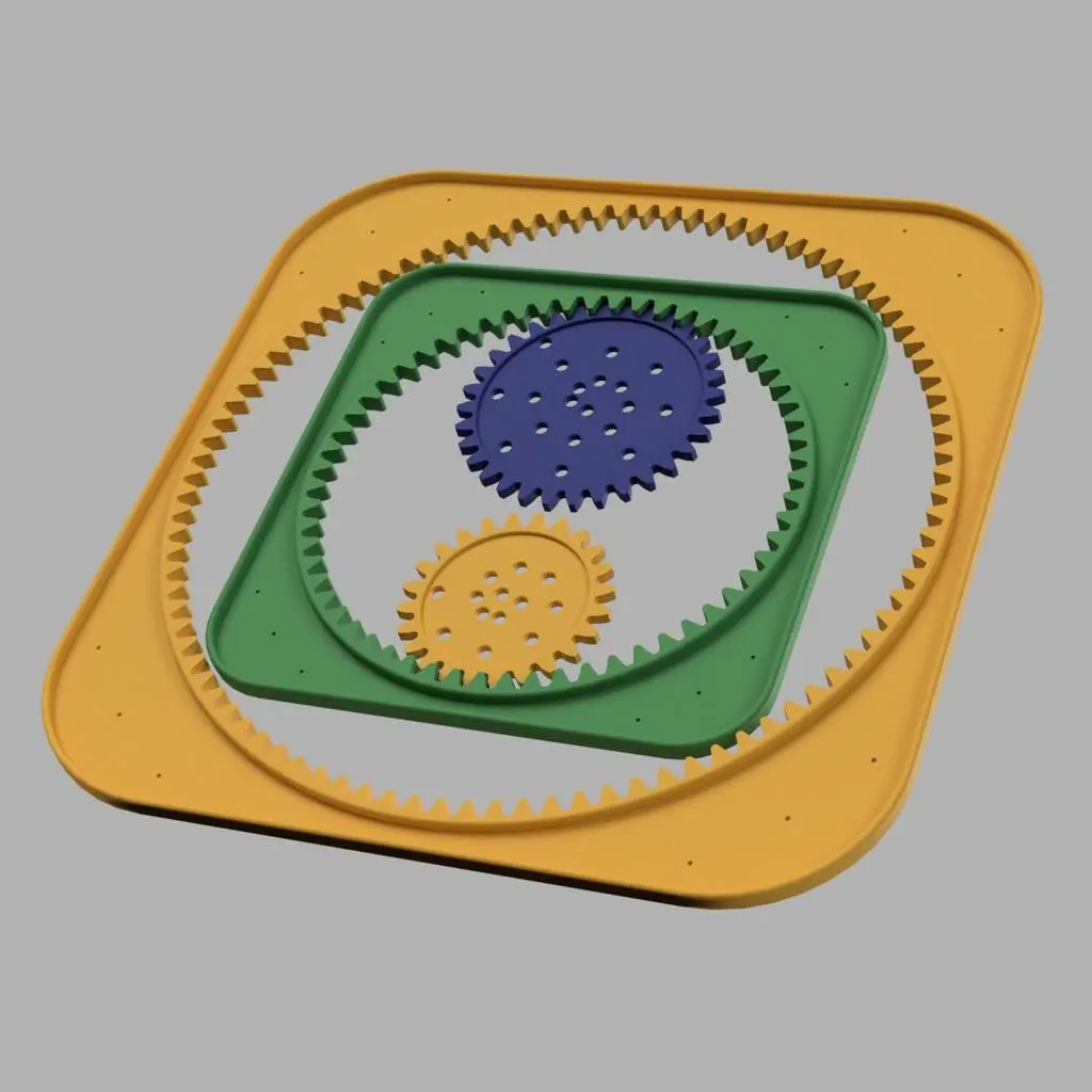 Source preview of the Spirograph 3D model by Jakub Lattenberg